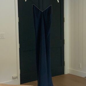 ba&sh silk slip dress midi